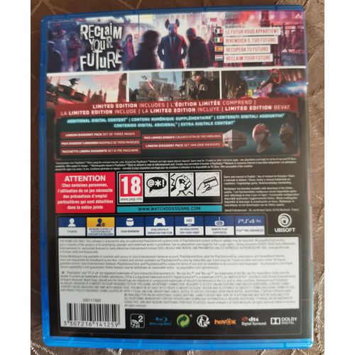 Watch Dogs Légion - Limited Édition Ps4