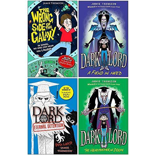 Jamie Thomson Dark Lord Collection 4 Books Set (The Wrong Side Of The Galaxy, A Fiend In Need, Eternal Detention, Headmaster Of Doom)