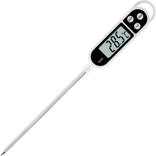 Thermomètre De Cuisine Thermomètre De Cuisson Numérique En Acier Inox. [Lecture Instantanée 5 Secondes] Ecran Lcd Anti-Corrosion