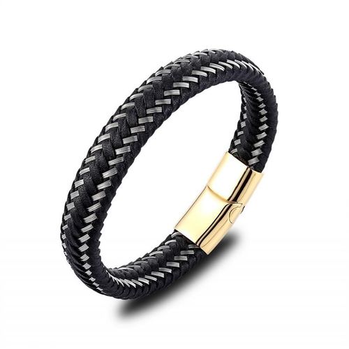 Bracelet En Cuir Tressé Pour Hommes, Qualité Supérieure, Corde Tressée, Chaîne Fine, Bijoux En Cuir, Cadeau, Premier Choix