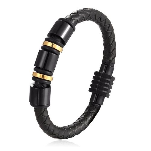 Bracelet En Cuir Tressé Pour Hommes, Qualité Supérieure, Corde Tressée, Chaîne Fine, Bijoux En Cuir, Cadeau, Premier Choix