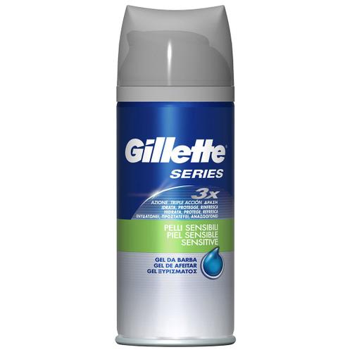 Gillette Series 3x Shaving Gel Sensitive Skin 75ml 