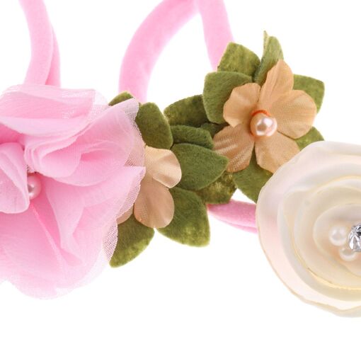 3x Bebe Fille Elastique Bandeau Enfant Bandeau Fleur Nouveau Ne Enfants Rose Rakuten