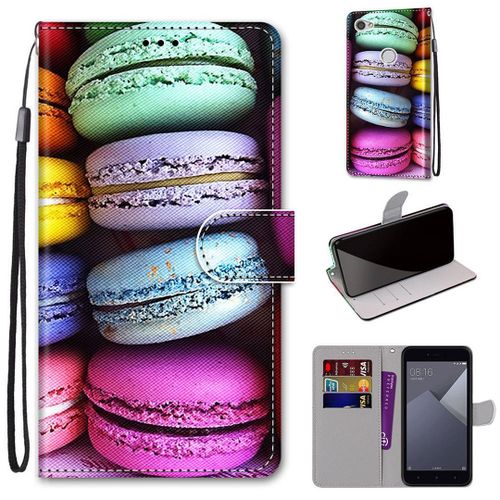 Xiaomi Redmi Note 5a Coque, Saturcase Beau Pu Cuir Magnétique Flip Portefeuille Support Porte-Carte Dragonne Protecteur Coque Housse Étui Pour Xiaomi Redmi Note 5a (Dh-3)
