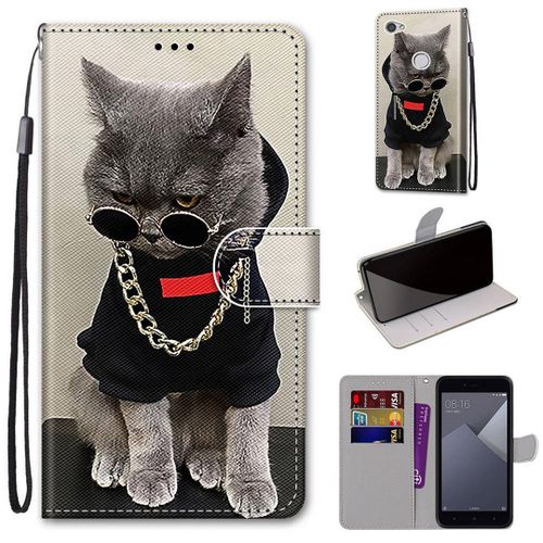 Xiaomi Redmi Note 5a Coque, Saturcase Beau Pu Cuir Magnétique Flip Portefeuille Support Porte-Carte Dragonne Protecteur Coque Housse Étui Pour Xiaomi Redmi Note 5a (Dh-14)