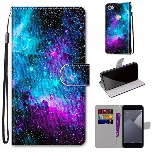 Xiaomi Redmi Note 5a Coque, Saturcase Beau Pu Cuir Magnétique Flip Portefeuille Support Porte-Carte Dragonne Protecteur Coque Housse Étui Pour Xiaomi Redmi Note 5a (Dh-8)