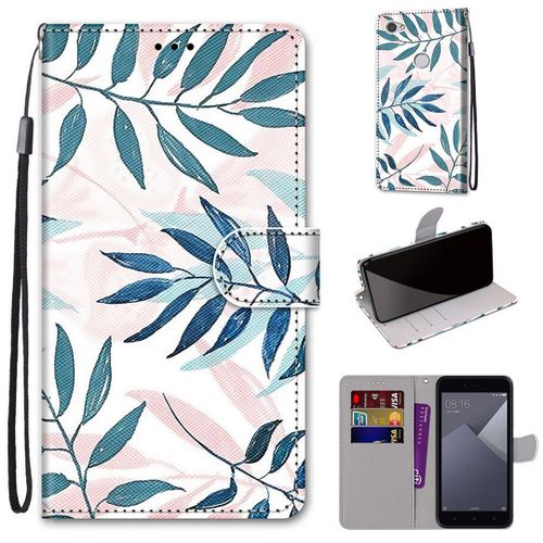 Xiaomi Redmi Note 5a Coque, Saturcase Beau Pu Cuir Magnétique Flip Portefeuille Support Porte-Carte Dragonne Protecteur Coque Housse Étui Pour Xiaomi Redmi Note 5a (Dh-16)