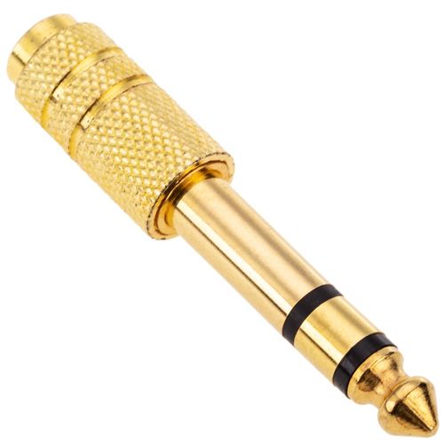 Adaptateur audio 6,3 mm stéréo jack 3,5 mm TRS-mâle-femelle minijack-