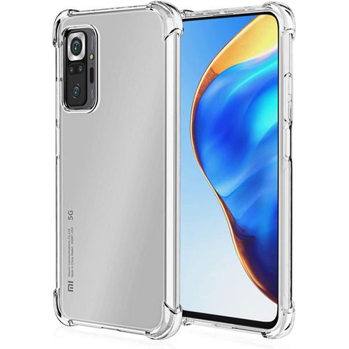 Coque Xiaomi Redmi Note 10 Pro 4g Souple Transparente Flexible Bumper En Gel Tpu Silicone Invisible Antichoc Avec Bords Renforcés - Accessoires Pochette Case