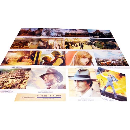 La Porte Du Paradis (Heaven's Gate) : Jeu De 16 Photos D'exploitation Cinématographique - Format 21x27,5 Cm - De Michael Cimino Avec Kris Kristofferson, Isabelle Huppert, Christopher Walken - 1981