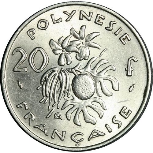 Pièce De 20 Francs Polynesie Francaise 1998