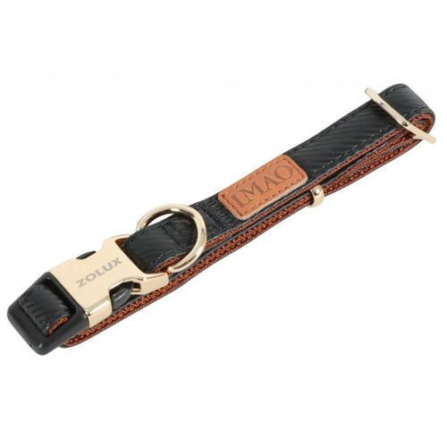 Zolux Collier Imao Mayfair. 20 Mm. R?Glable. Couleur Noir. Pour Chien.
