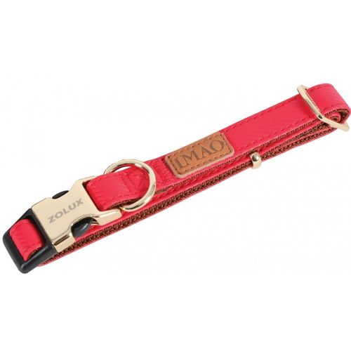 Zolux Collier Imao Mayfair. 20 Mm. R?Glable. Couleur Rouge. Pour Chien.