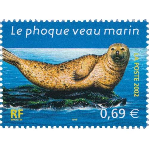 Timbre Le Phoque Veau Marin 2002 À 0,69 Euros