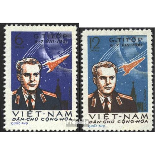 Vietnam 181-182 Oblitéré 1961 2. Monde Spatial Via G.Titov