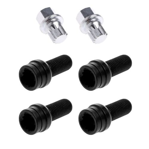 Vis De Roue Antivol Pour Vw Golf Jetta Passat Audi A4 Horizon A8 Tt M14 X 1.5, Écrou De Verrouillage, Adaptateur De Clé