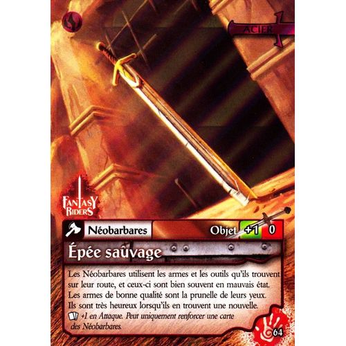 Epée Sauvage - Fantasy Riders - Panini - 64/396