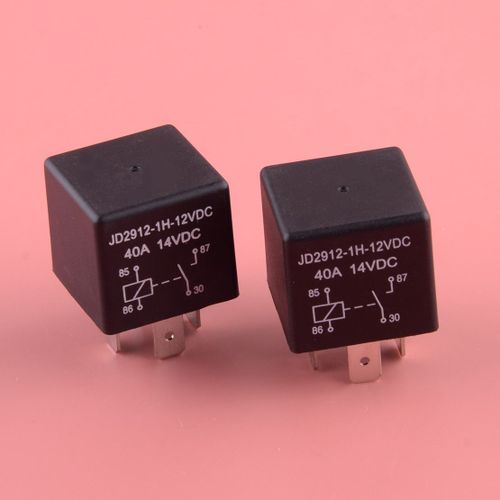 Relais De Démarreur D'inclinaison De Garniture De Puissance, 12v 40a, 4 Broches 882751a1 3854138 73040 828151 828151a1 882751a2 Adapté Pour Bateau Hors-Bord De Voiture 2 Pièces