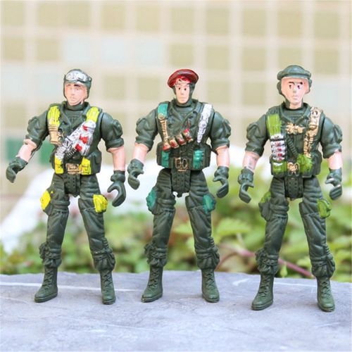 Figurines D'action Des Forces Spéciales, Ensemble De Jeux Militaires, Jouets Pour Enfants, Soldat En Plastique De 9cm Pour Hommes