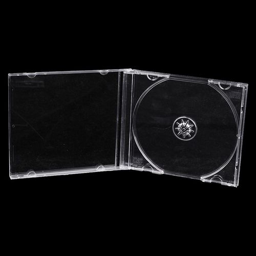 ReadStar-Boîtier de disque en plastique transparent, 1 pièce, épais, CD, DVD