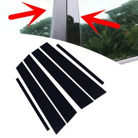 Autocollants En Plastique Noir Adaptés À L'infiniti Q50 2014 ¿ 2016 2017 2018 2019 2020 2021 2022, 1 Ensemble, Pour Porte-Fenêtre De Voiture
