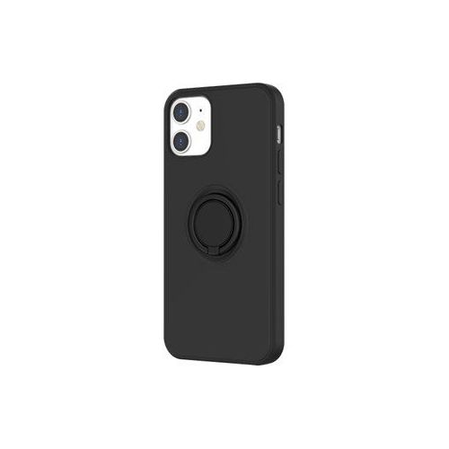 Novodio - Coque En Silicone Avec Ring Pour Iphone 12 Mini - Noir