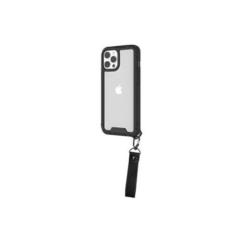 Novodio - Coque Avec Dragonne Pour Iphone 12 Pro Max - Noir / Translucide