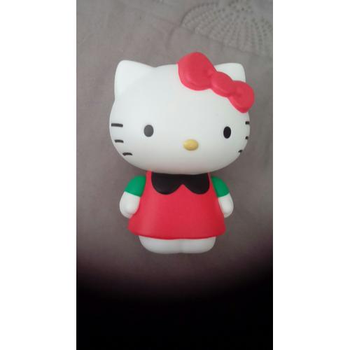 Figurine Hello Kitty Mc Donald 2016 Robe & Noeud Rouge