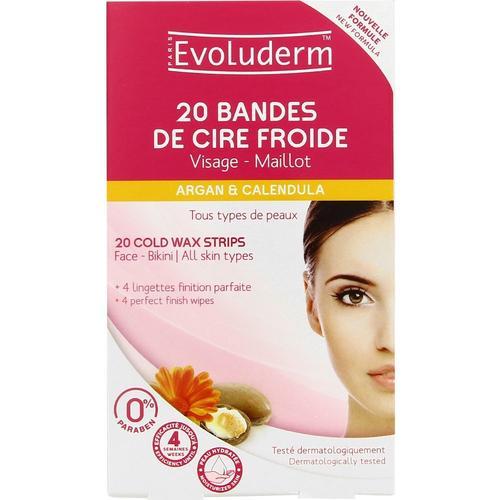 Bandes De Cire Froide Visage-Maillot X20 