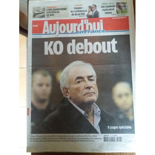 Journal "Aujourd'hui En France", Numéro 3429 Du 17 Mai 2011: "Ko Debout"