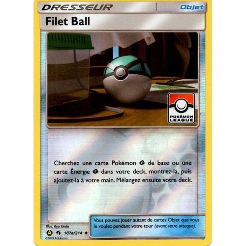 Dresseur Filet Ball - S & L 8 : Tonnerre Perdu - 187a/214 - Vf - Logo Pokémon League