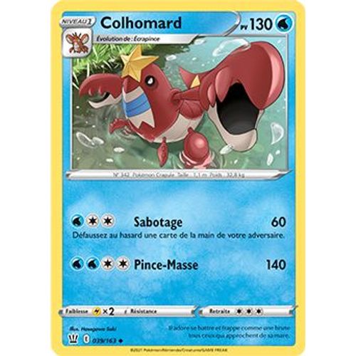 Colhomard - 039/163 - Styles De Combat