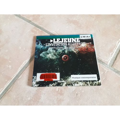 Cd Jacques Lejeune - L'invitation Au Depart - Symphonie Romantique