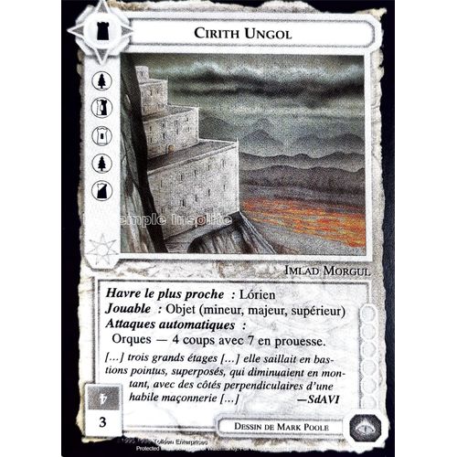 Carte Le Seigneur Des Anneaux : Les Sorciers - Cirith Ungol 1996