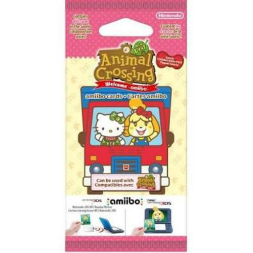 Paquet De 6 Cartes Animal Crossing Sanrio Welcome Amiibo
