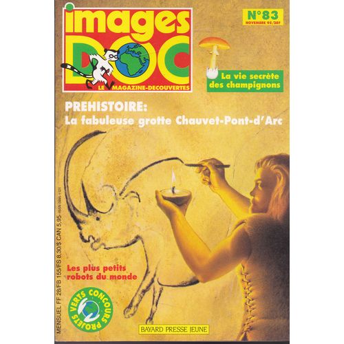 Images Doc N° 83 : Les Champignons, Les Minis - Robots, La Grotte Chauvet - Pont - D'arc, L'afrique Du Sud