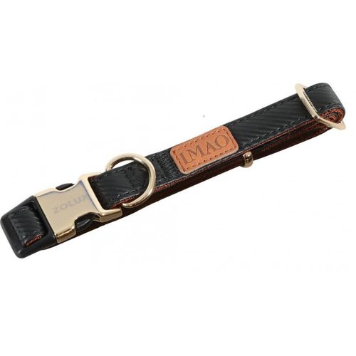 Zolux Collier Imao Mayfair. 25 Mm. R?Glable. Couleur Noir. Pour Chien.