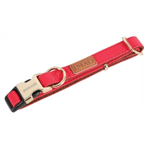 Zolux Collier Imao Mayfair. 25 Mm. R?Glable. Couleur Rouge. Pour Chien.