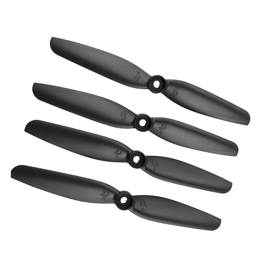 4pcs Hélices Pour Mjx B6 B6f B6fd B8 Bugs 6 B5w F20 Bugs 5w Rc Quadcopter Noir