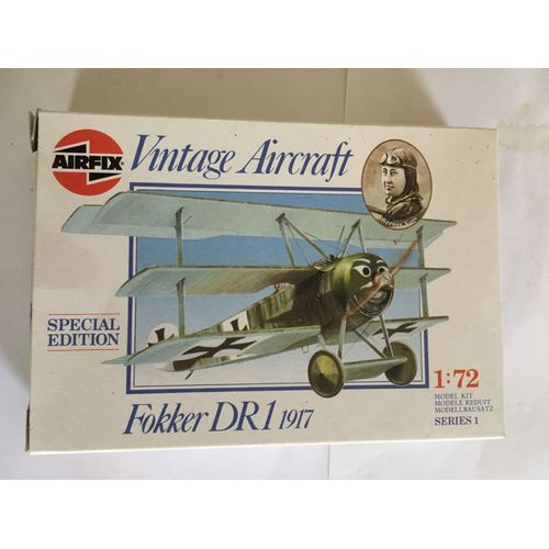 Airfix Vintage Aircraft Special Edition Fokker Dr1 1917 1:72-Airfix
