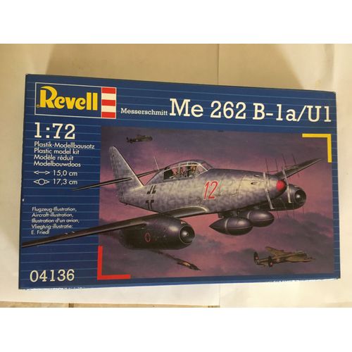 Maquette Avion Revell Me 262 B-1a/U1 1:72-Revell