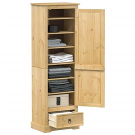 Vidaxl Garde-Robe Corona 55x38x170 Cm Bois De Pin Massif