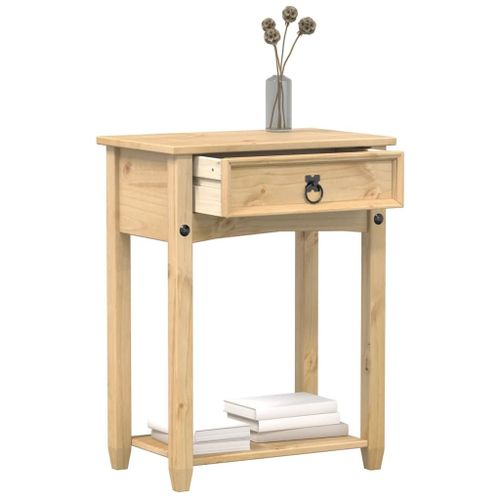 Vidaxl Table Console Corona 55x35x73 Cm Bois De Pin Massif