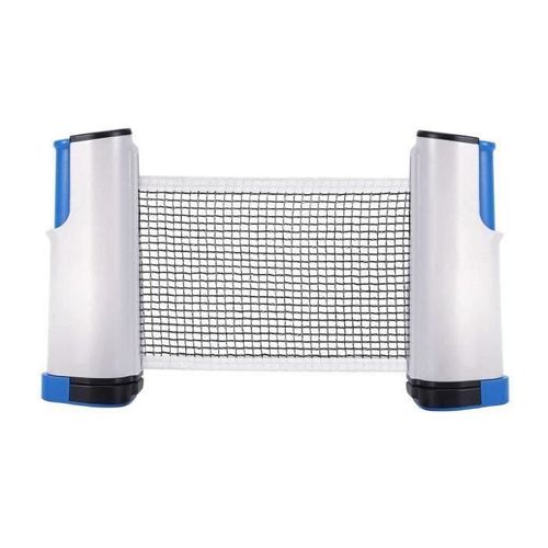 Filet Ping-Pong Filet Tennis De Table Rétractable Adaptable Portable Accessoire De Ping-Pong,Bleu Et Gris Wff2931