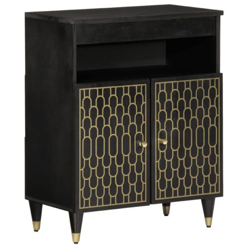 Vidaxl Armoire Latérale 60x33x75 Cm Bois Massif De Manguier
