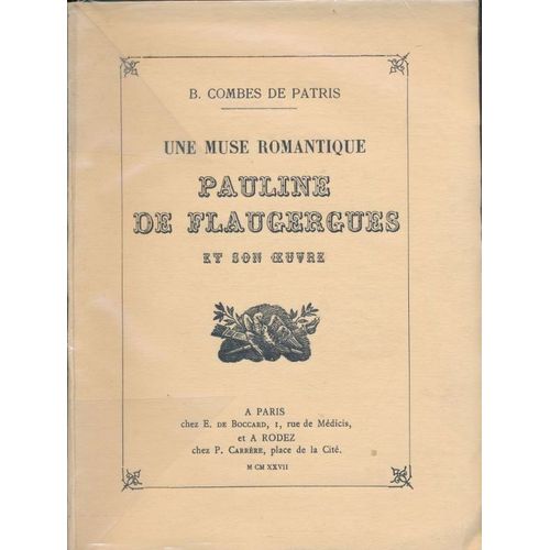 Pauline De Flaugergues Et Son Oeuvre