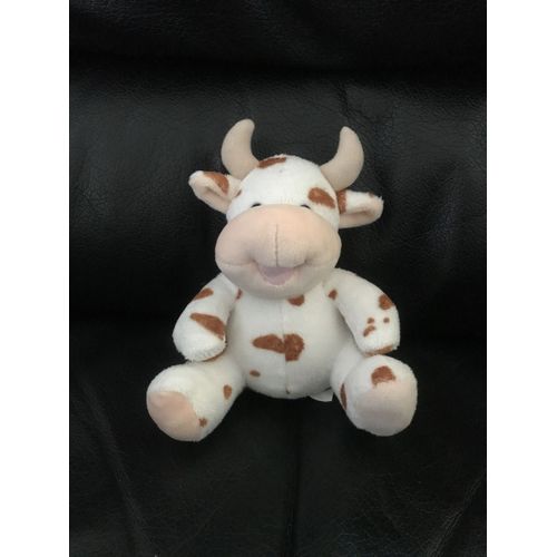 Petite Peluche Vache A Tache Marron Han 13cm
