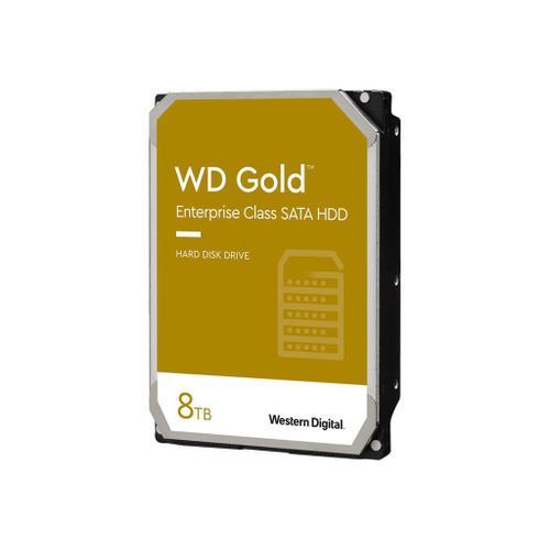 WD Gold WD8004FRYZ - Disque dur - 8 To - interne - 3.5" - SATA 6Gb/s - 7200 tours/min - mémoire tampon : 256 Mo