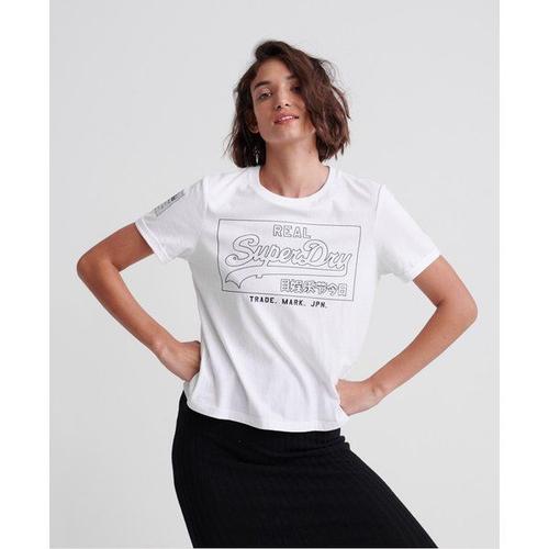 T-Shirt Femme Vintage Outline