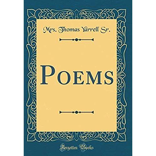 Poems (Classic Reprint)